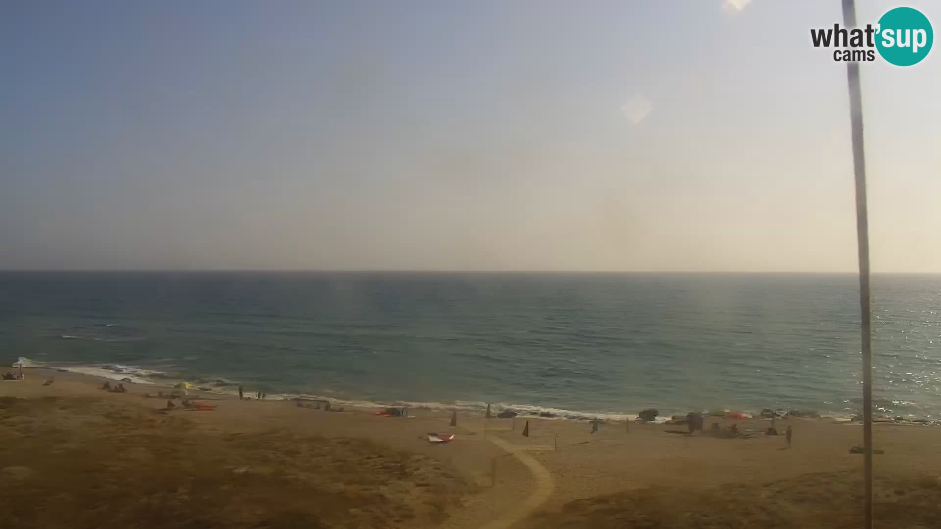 Spletna kamera v živo Plaža San Giovanni di Sinis – Oristano – Sardinija turizem Italija