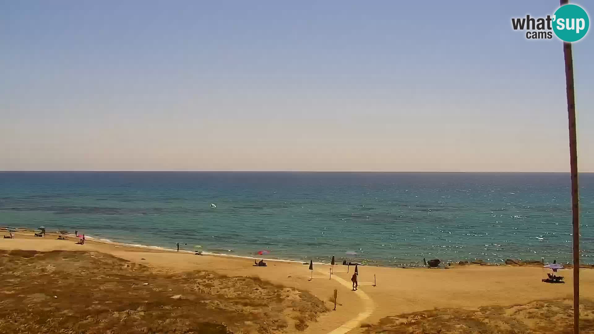 Spletna kamera v živo Plaža San Giovanni di Sinis – Oristano – Sardinija turizem Italija