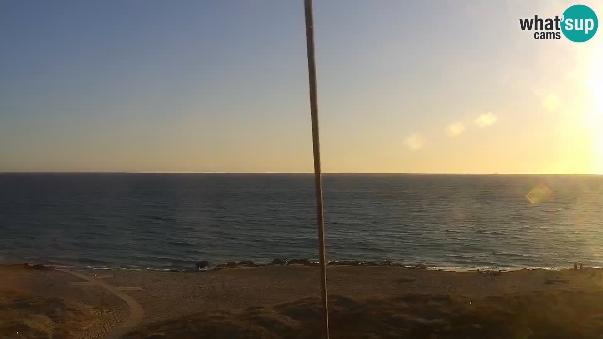 Webcam en direct Plage de San Giovanni di Sinis – Oristano – Sardaigne Tourisme Italie