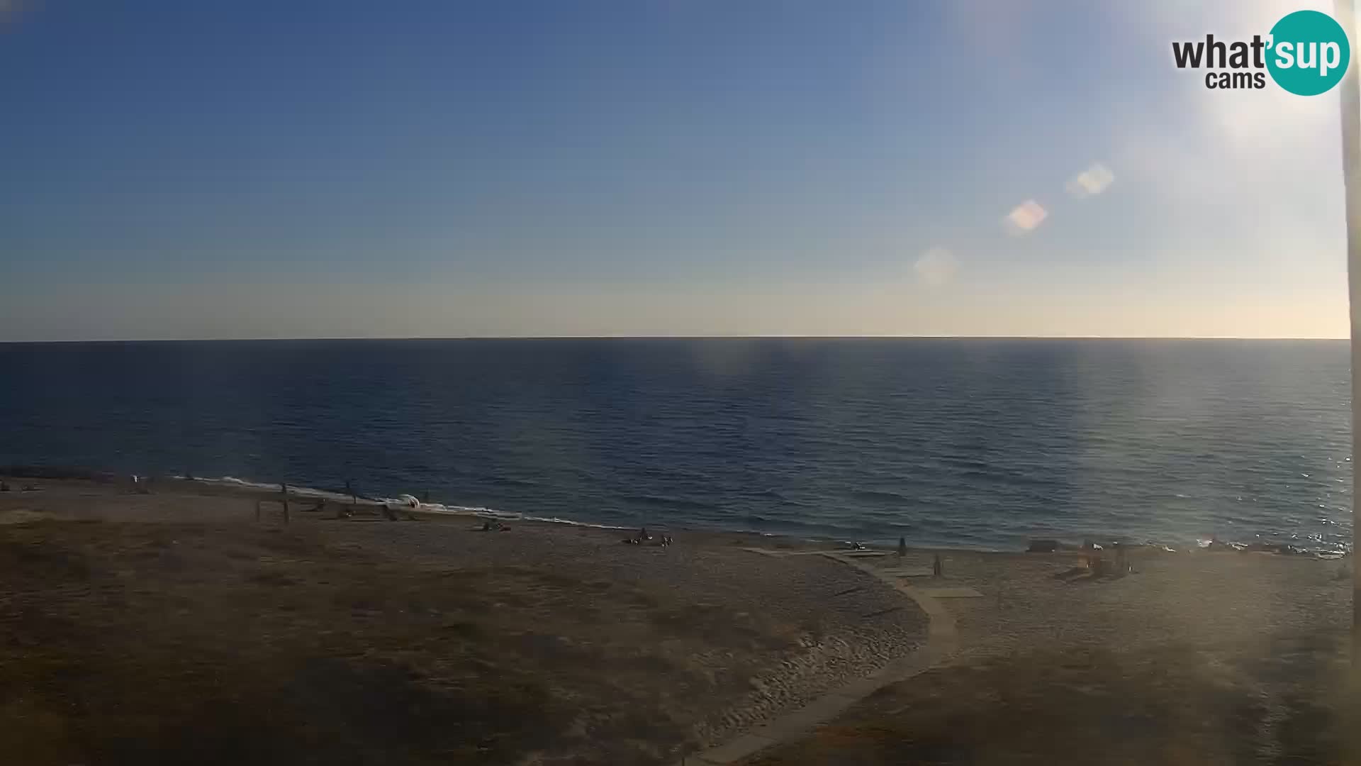 Spletna kamera v živo Plaža San Giovanni di Sinis – Oristano – Sardinija turizem Italija