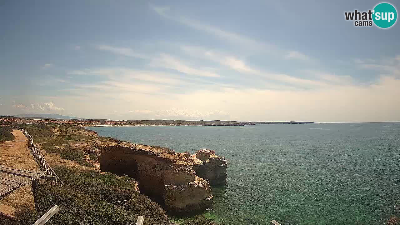Webcam en direct Plage Putzu Idu – Arco di S’Architteddu – Oristano livecam Sardaigne – Italie