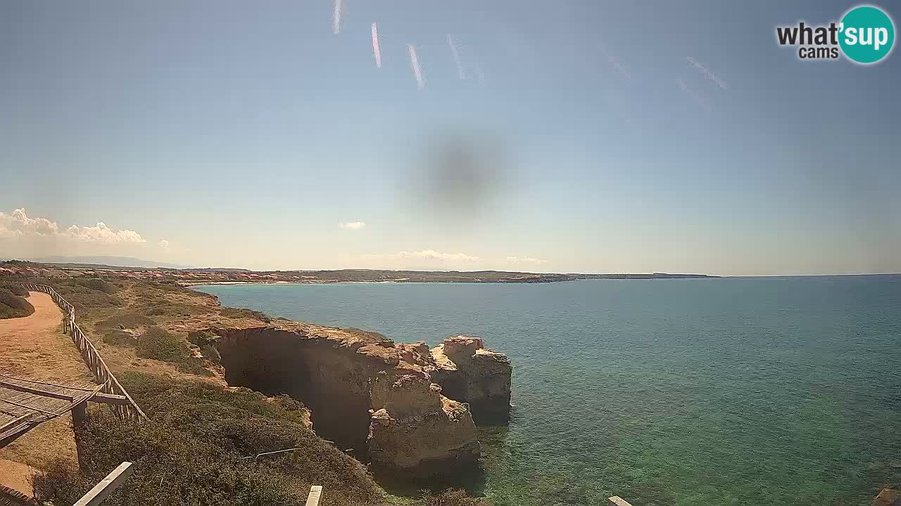 Live Webcam Spiaggia Putzu Idu – Arco di S’Architteddu – Oristano livecam Sardegna