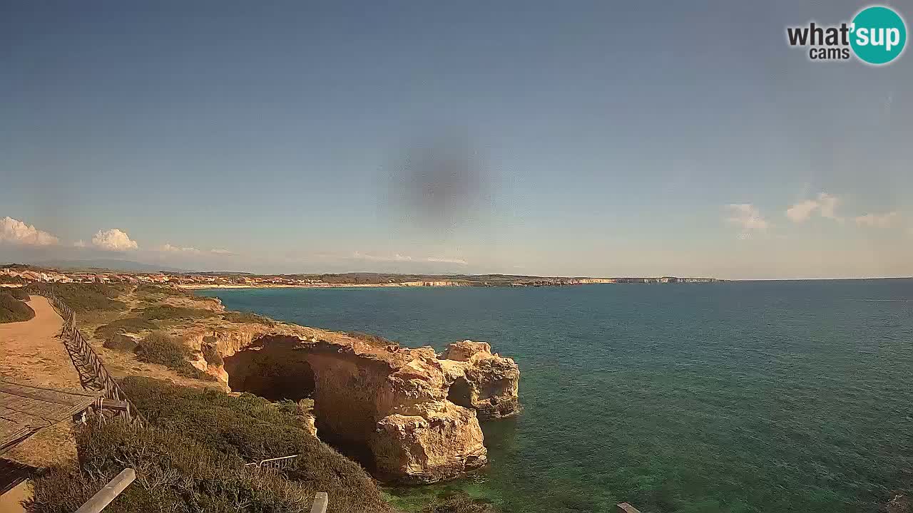 Live Webcam Putzu Idu beach – Arco di S’Architteddu – Oristano livecam Cerdeña – Italia