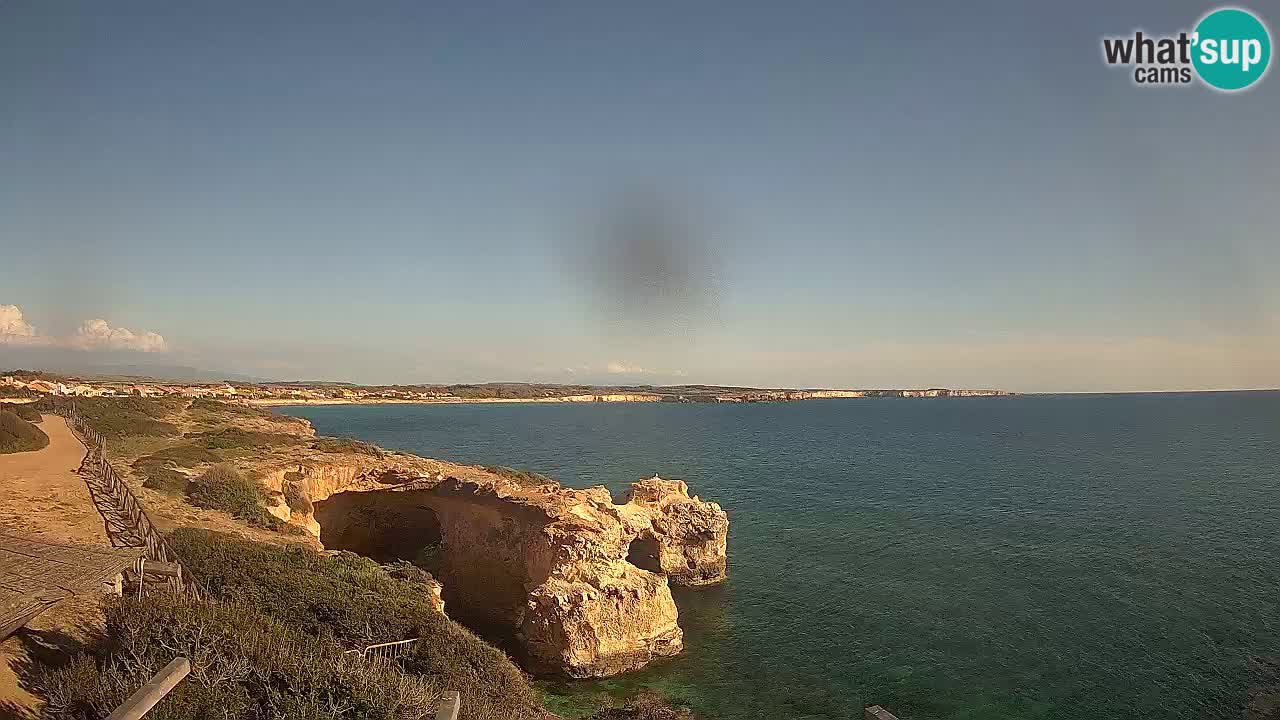 Webcam en direct Plage Putzu Idu – Arco di S’Architteddu – Oristano livecam Sardaigne – Italie