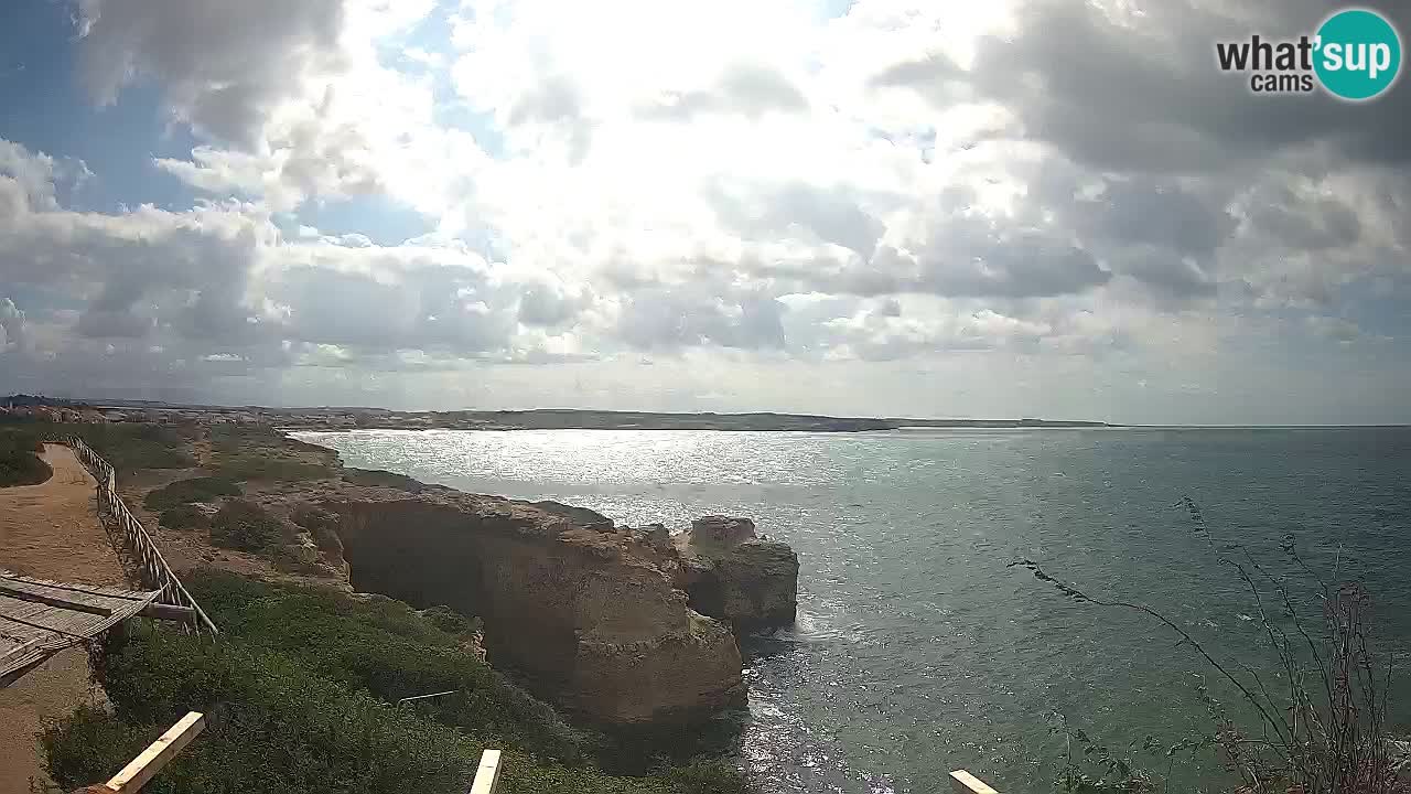 Live Webcam Putzu Idu beach – Arco di S’Architteddu – Oristano livecam Cerdeña – Italia