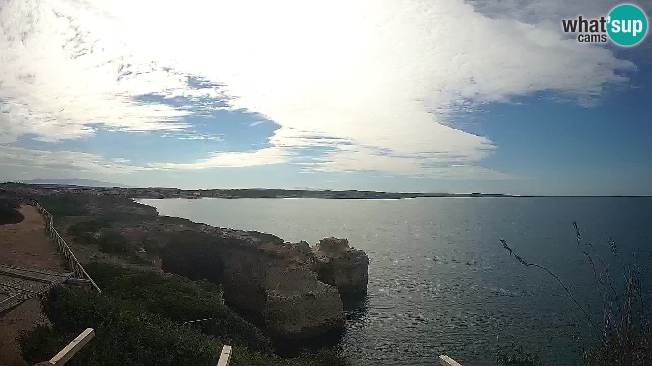 Live Webcam Putzu Idu beach – Arco di S’Architteddu – Oristano livecam Sardinia – Italy