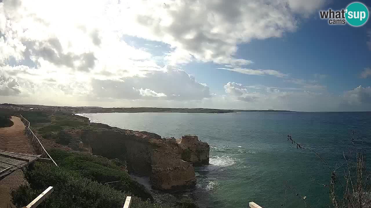 Live Webcam Putzu Idu beach – Arco di S’Architteddu – Oristano livecam Sardinia – Italy