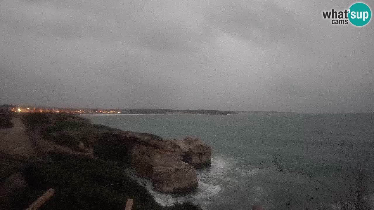 Live Webcam Putzu Idu beach – Arco di S’Architteddu – Oristano livecam Cerdeña – Italia