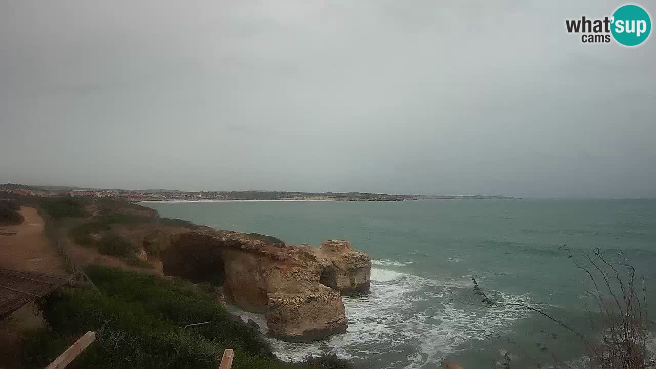 Live Webcam Putzu Idu Strand – Arco di S’Architteddu – Oristano livecam Sardinien – Italien