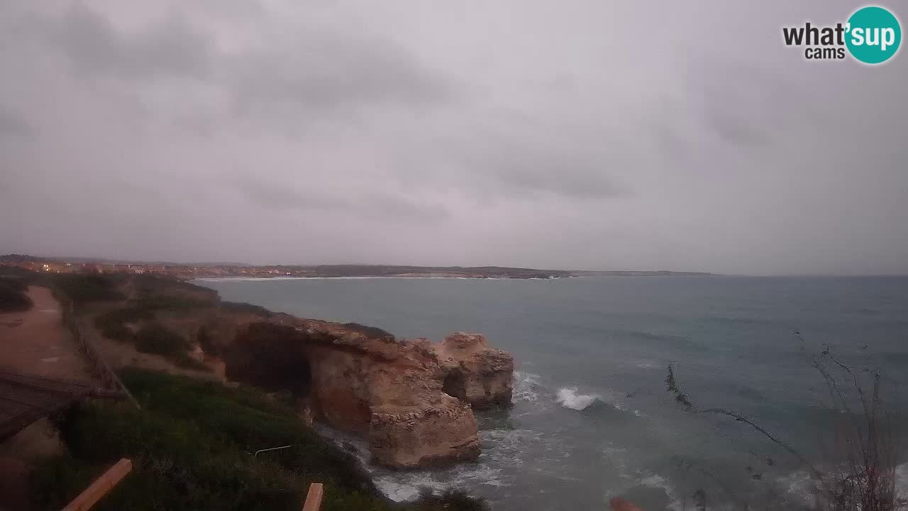 Live Webcam Putzu Idu Strand – Arco di S’Architteddu – Oristano livecam Sardinien – Italien