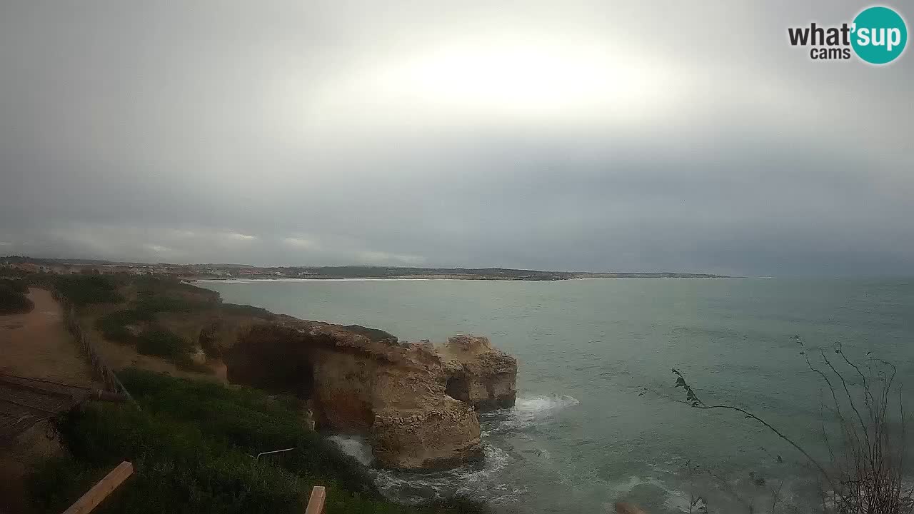 Live Webcam Putzu Idu beach – Arco di S’Architteddu – Oristano livecam Cerdeña – Italia