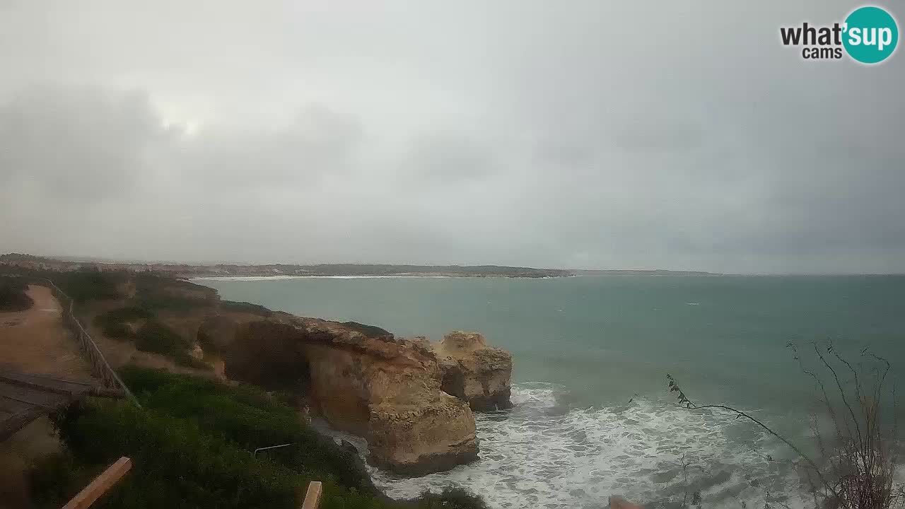 Live Webcam Putzu Idu Strand – Arco di S’Architteddu – Oristano livecam Sardinien – Italien