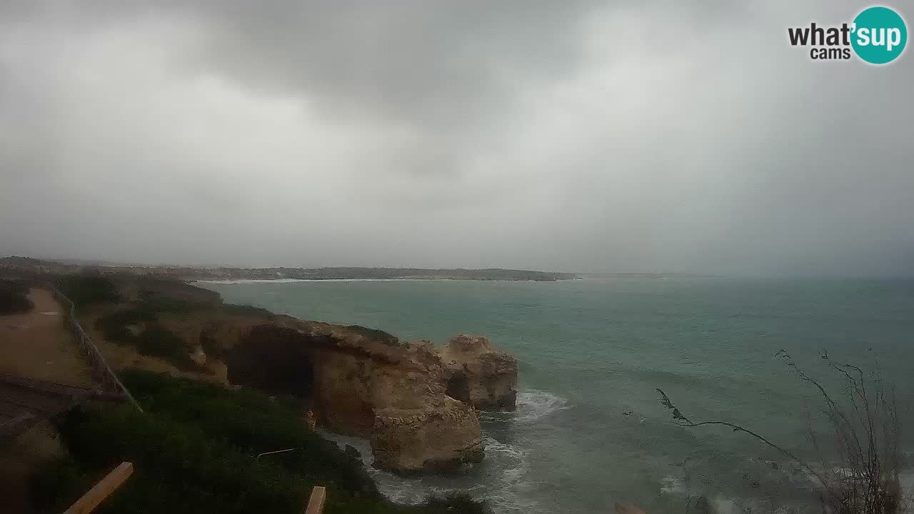 Live Webcam Putzu Idu beach – Arco di S’Architteddu – Oristano livecam Cerdeña – Italia