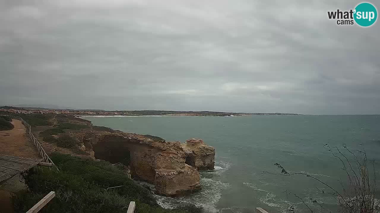 Web kamera uživo Plaža Putzu Idu – Arco di S’Architteddu – Oristano Sardinija – Italija