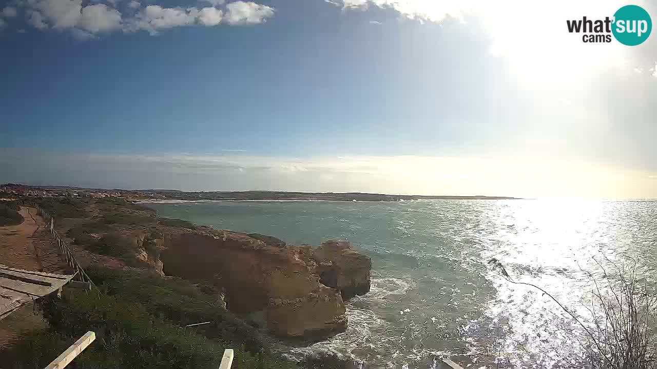 Live Webcam Putzu Idu Strand – Arco di S’Architteddu – Oristano livecam Sardinien – Italien