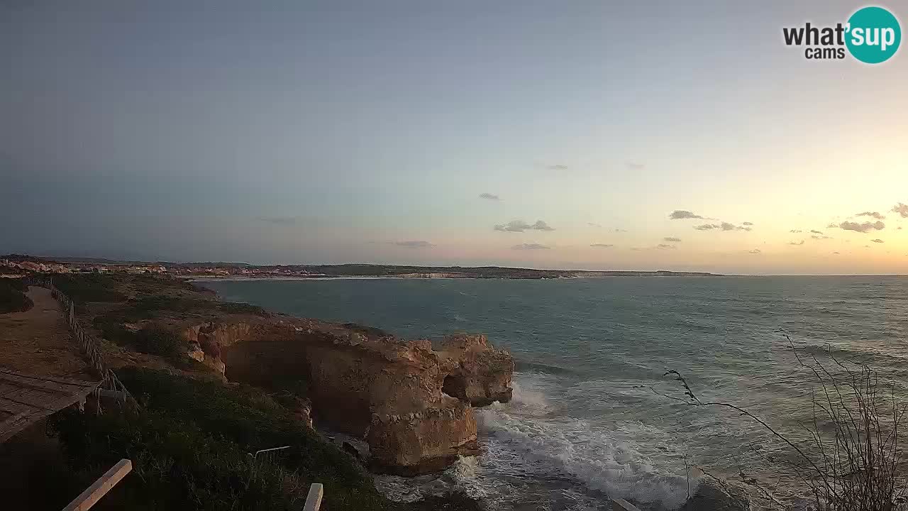 Live Webcam Putzu Idu beach – Arco di S’Architteddu – Oristano livecam Cerdeña – Italia