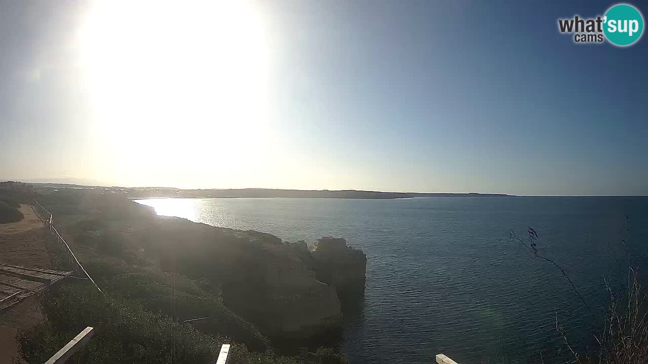 Live Webcam Putzu Idu beach – Arco di S’Architteddu – Oristano livecam Cerdeña – Italia