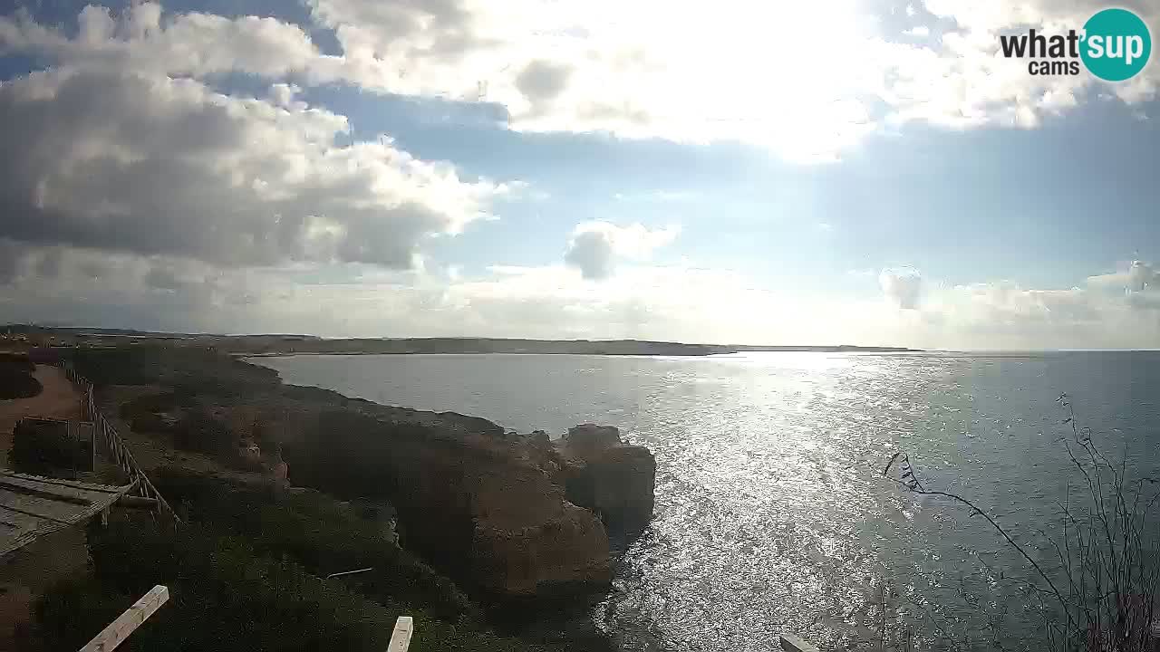 Live Webcam Putzu Idu beach – Arco di S’Architteddu – Oristano livecam Cerdeña – Italia