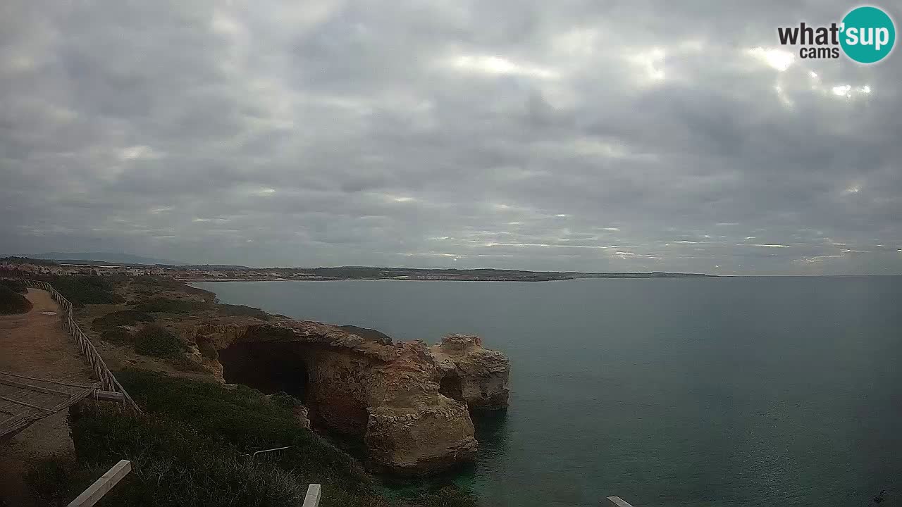 Live Webcam Putzu Idu beach – Arco di S’Architteddu – Oristano livecam Cerdeña – Italia