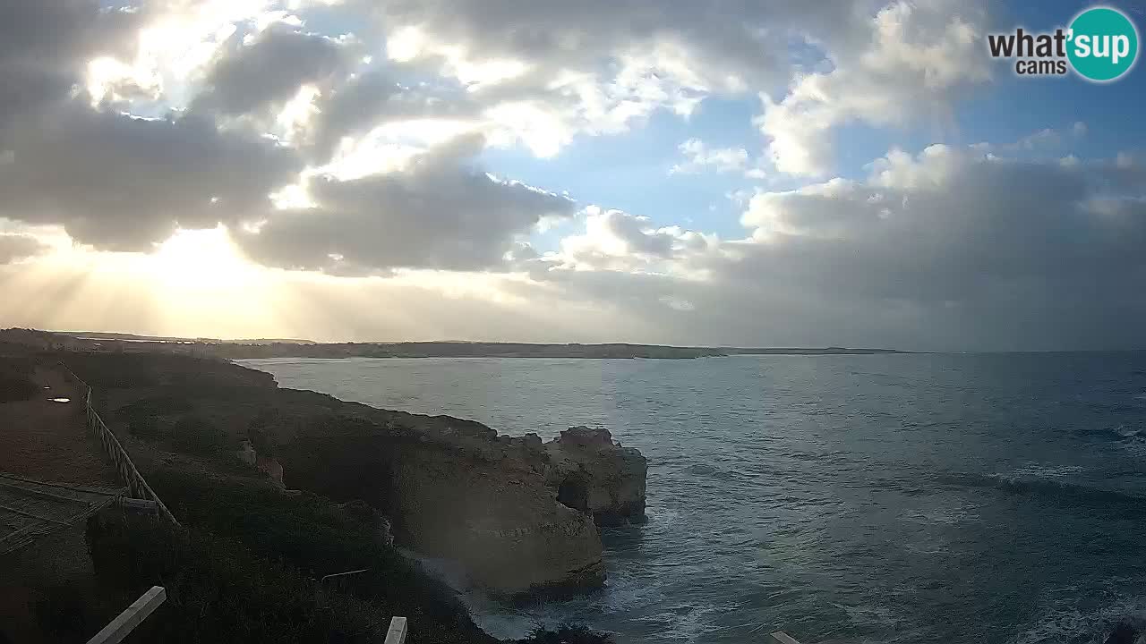 Live Webcam Putzu Idu Strand – Arco di S’Architteddu – Oristano livecam Sardinien – Italien