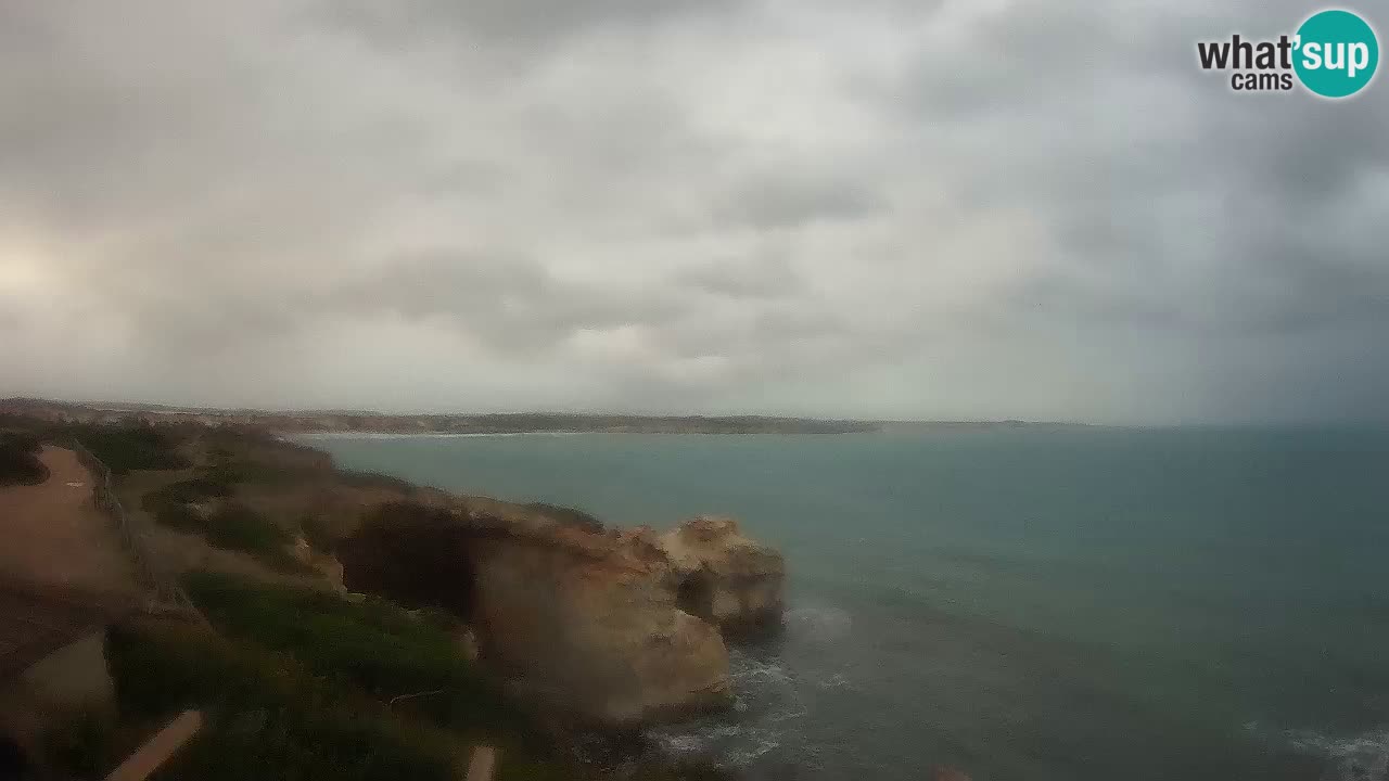 Live Webcam Putzu Idu beach – Arco di S’Architteddu – Oristano livecam Sardinia – Italy