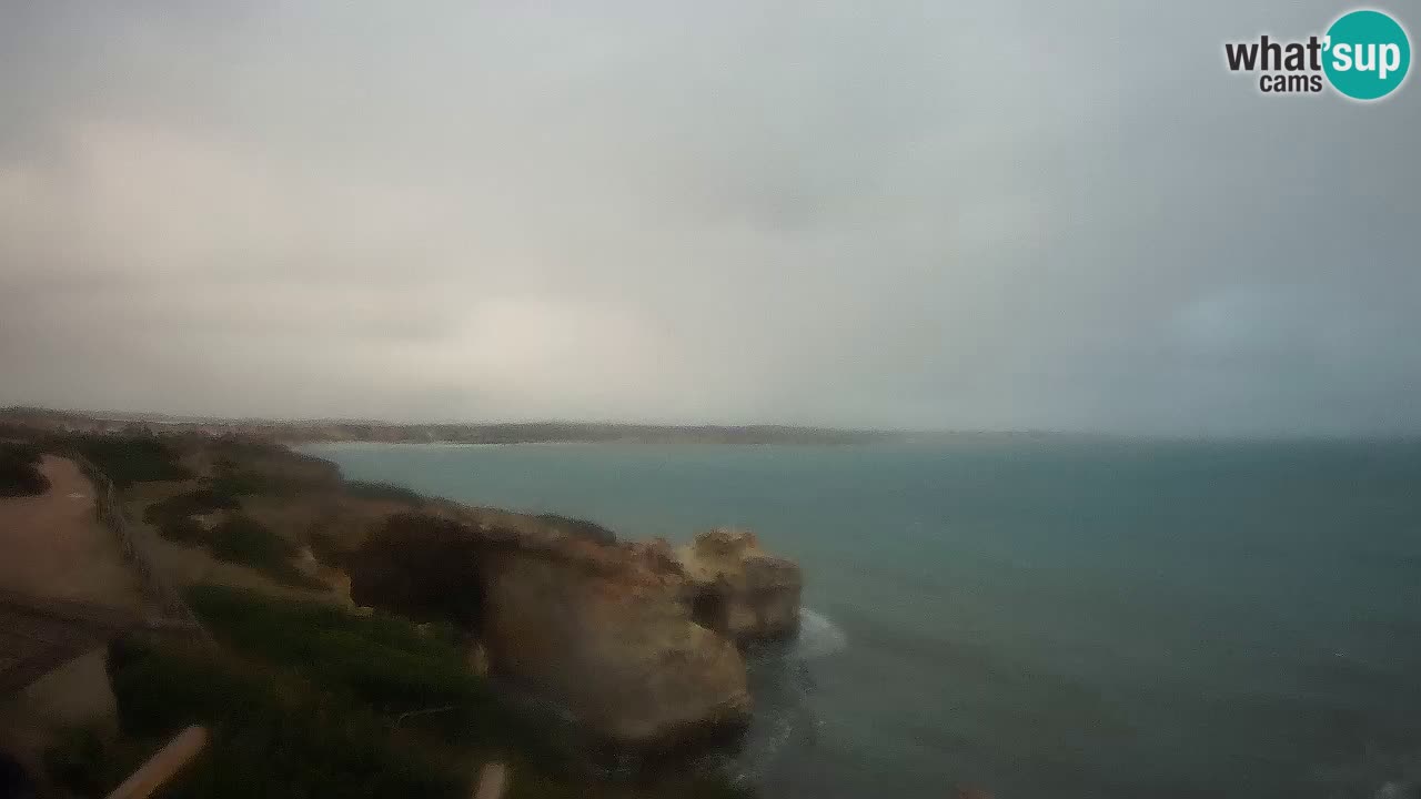 Live Webcam Putzu Idu Strand – Arco di S’Architteddu – Oristano livecam Sardinien – Italien