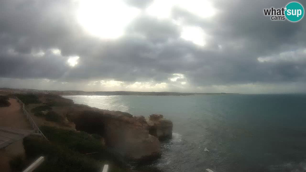 Live Webcam Putzu Idu Strand – Arco di S’Architteddu – Oristano livecam Sardinien – Italien