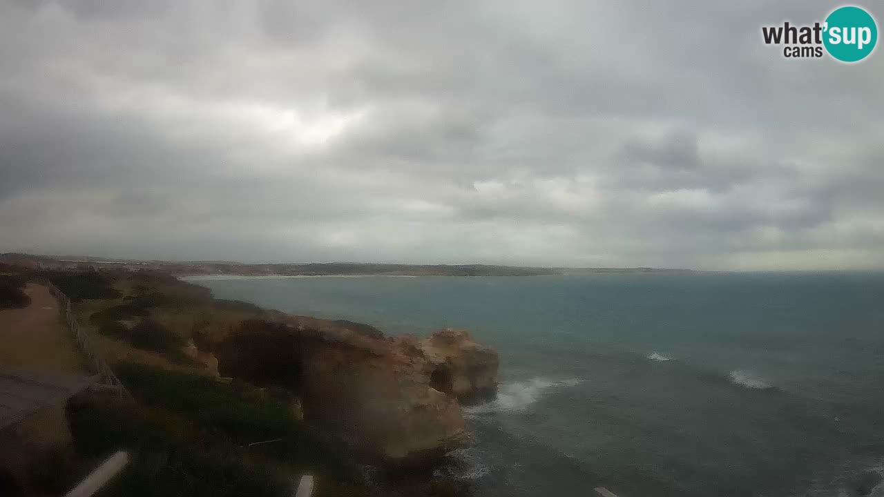 Live Webcam Putzu Idu Strand – Arco di S’Architteddu – Oristano livecam Sardinien – Italien