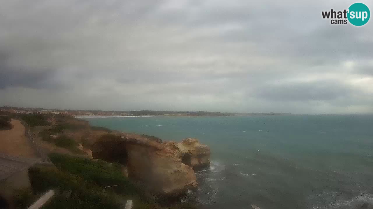 Live Webcam Putzu Idu Strand – Arco di S’Architteddu – Oristano livecam Sardinien – Italien