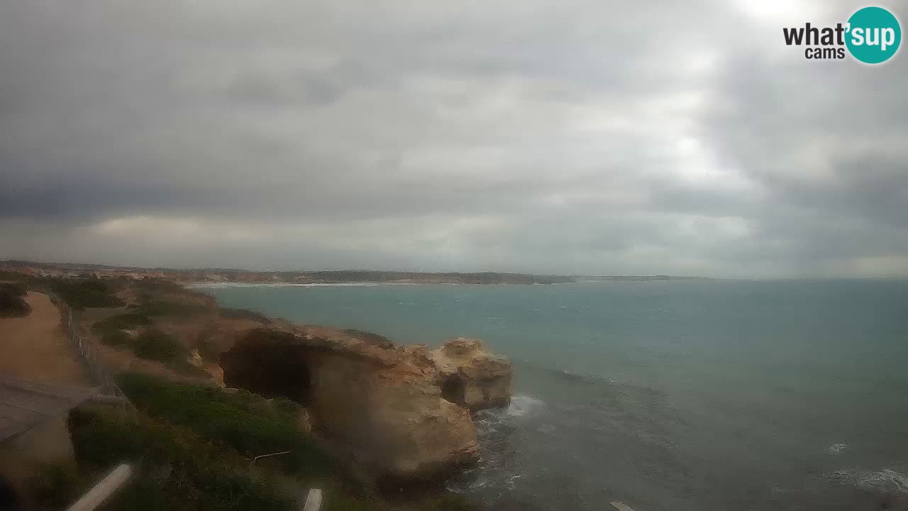 Live Webcam Putzu Idu beach – Arco di S’Architteddu – Oristano livecam Cerdeña – Italia