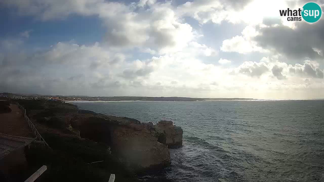 Live Webcam Putzu Idu beach – Arco di S’Architteddu – Oristano livecam Sardinia – Italy