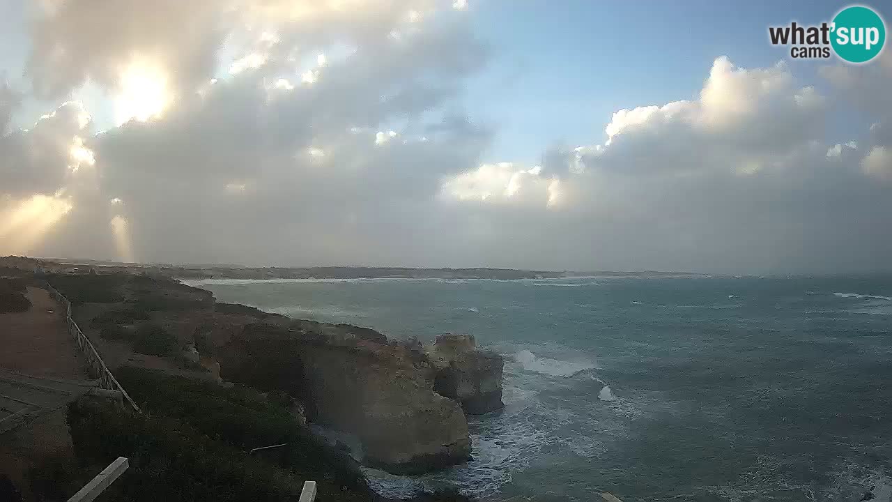 Live Webcam Putzu Idu Strand – Arco di S’Architteddu – Oristano livecam Sardinien – Italien