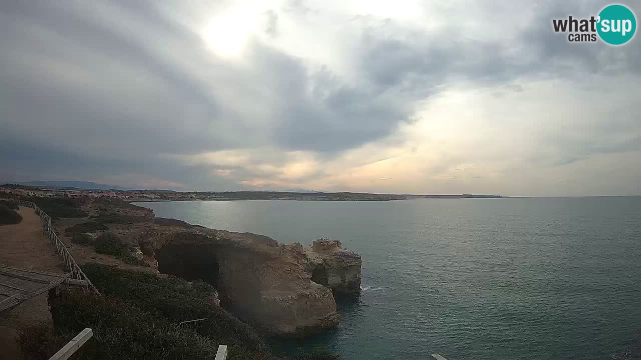 Live Webcam Spiaggia Putzu Idu – Arco di S’Architteddu – Oristano livecam Sardegna