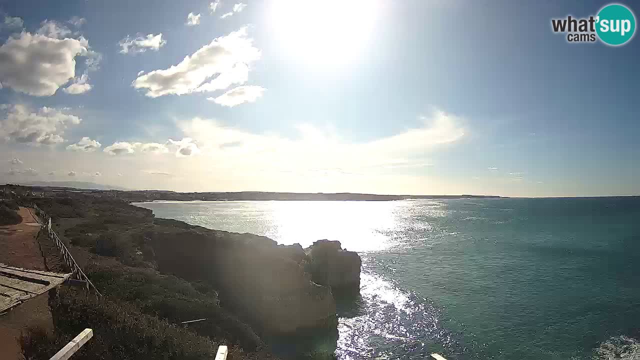 Live Webcam Putzu Idu beach – Arco di S’Architteddu – Oristano livecam Sardinia – Italy