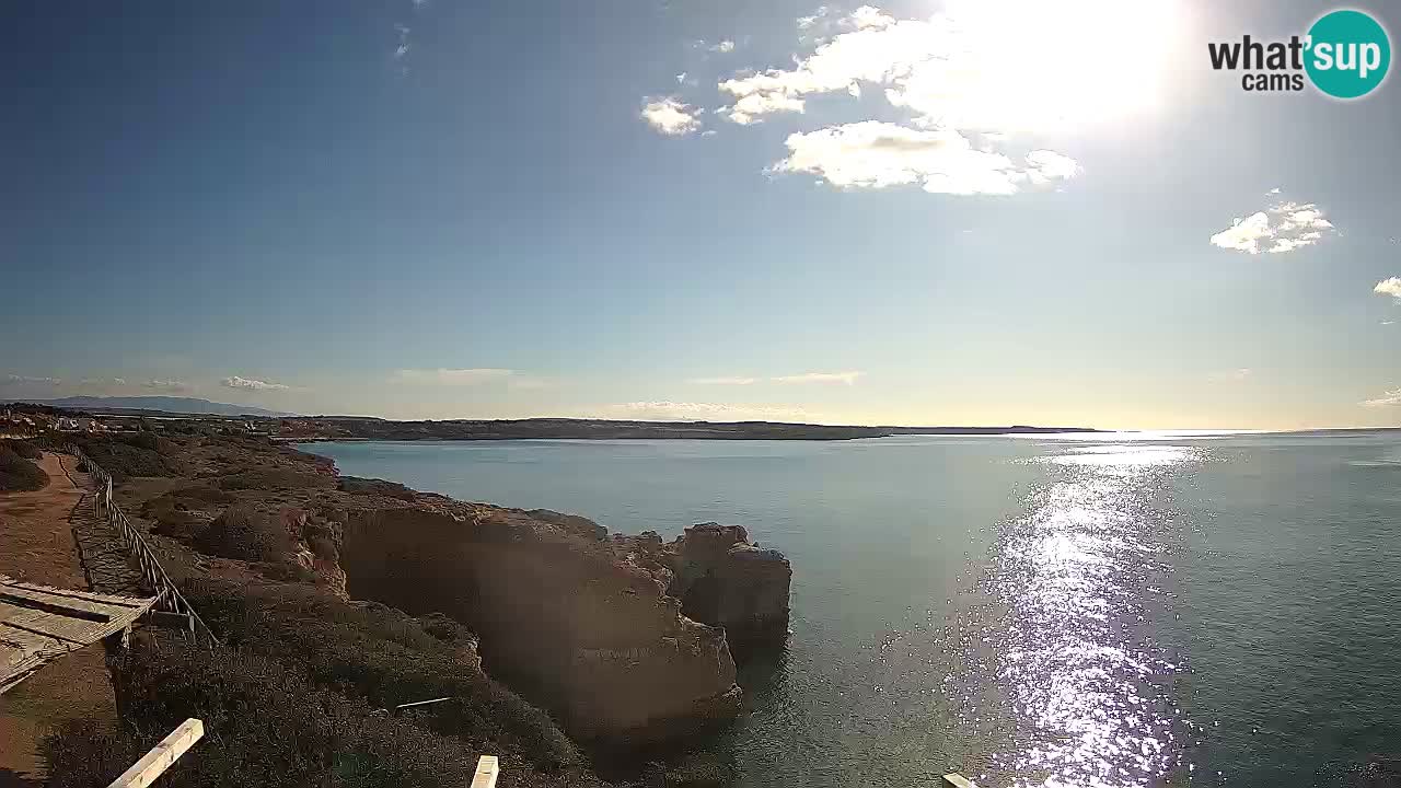 Live Webcam Putzu Idu beach – Arco di S’Architteddu – Oristano livecam Sardinia – Italy