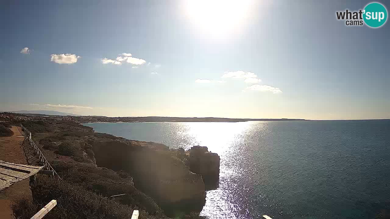 Live Webcam Putzu Idu beach – Arco di S’Architteddu – Oristano livecam Sardinia – Italy