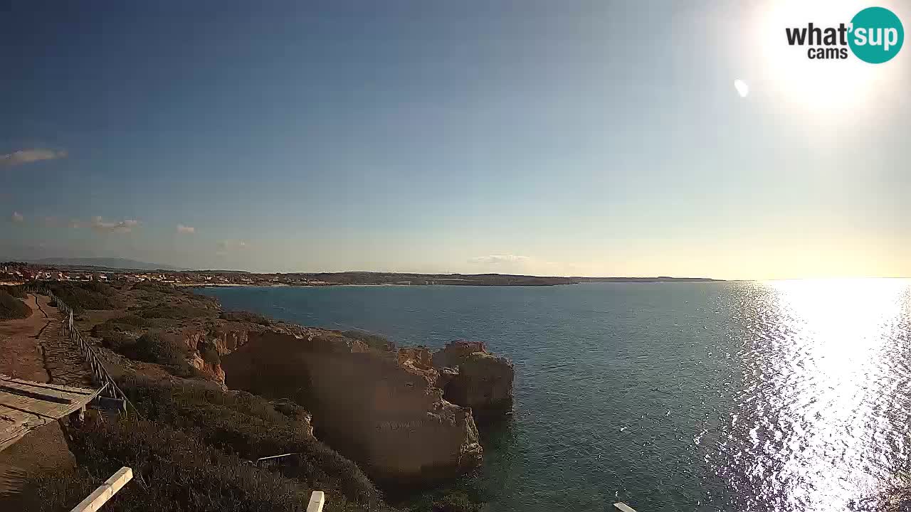 Live Webcam Putzu Idu beach – Arco di S’Architteddu – Oristano livecam Sardinia – Italy