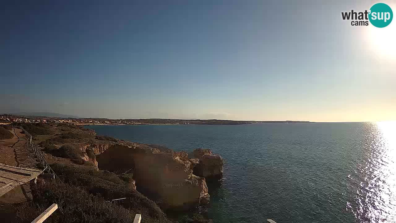 Live Webcam Putzu Idu beach – Arco di S’Architteddu – Oristano livecam Sardinia – Italy