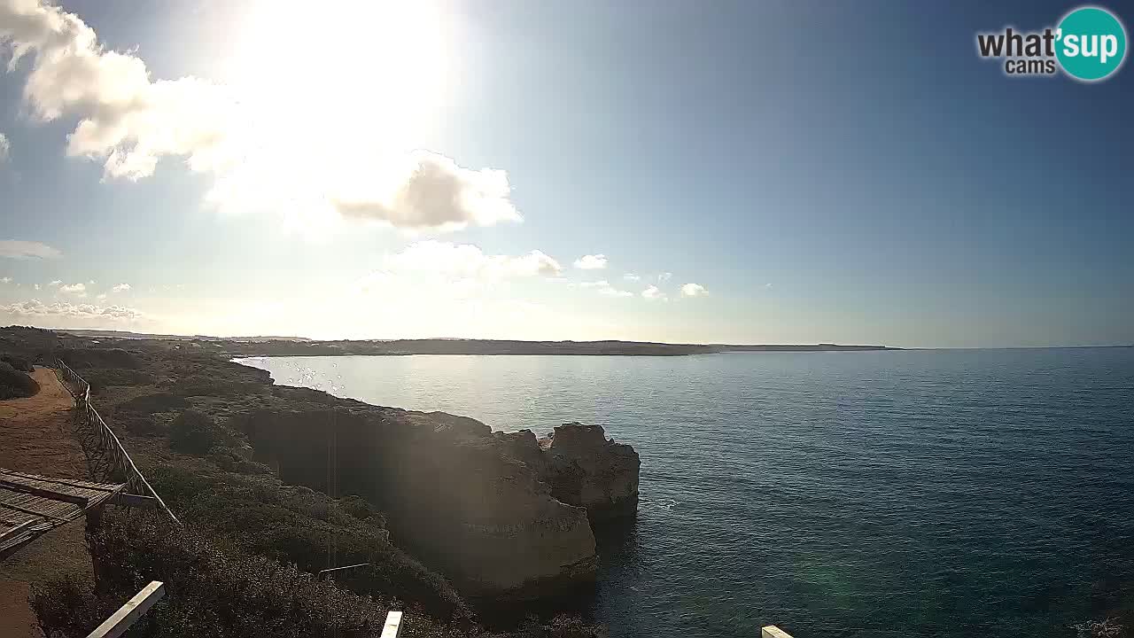 Live Webcam Putzu Idu beach – Arco di S’Architteddu – Oristano livecam Cerdeña – Italia