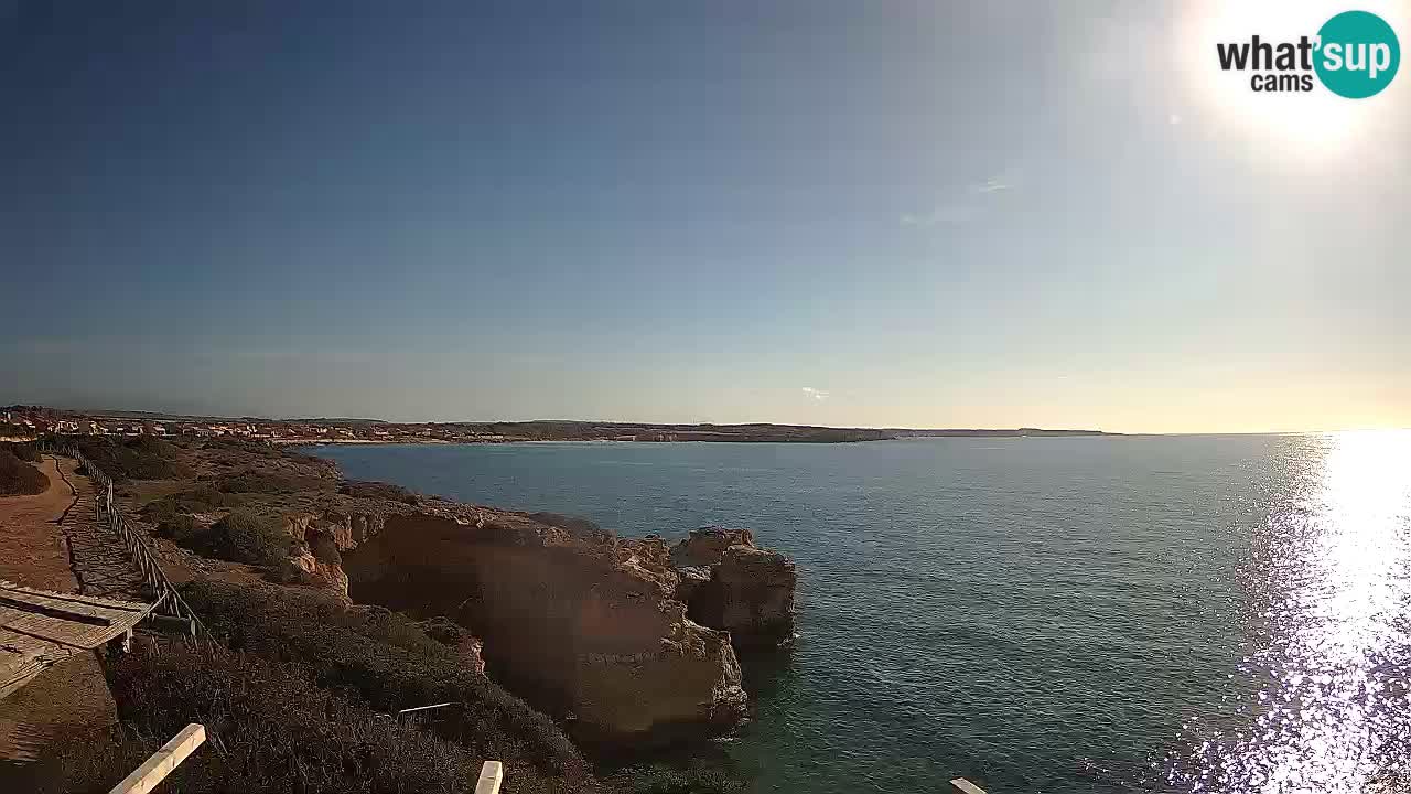 Live Webcam Putzu Idu beach – Arco di S’Architteddu – Oristano livecam Cerdeña – Italia