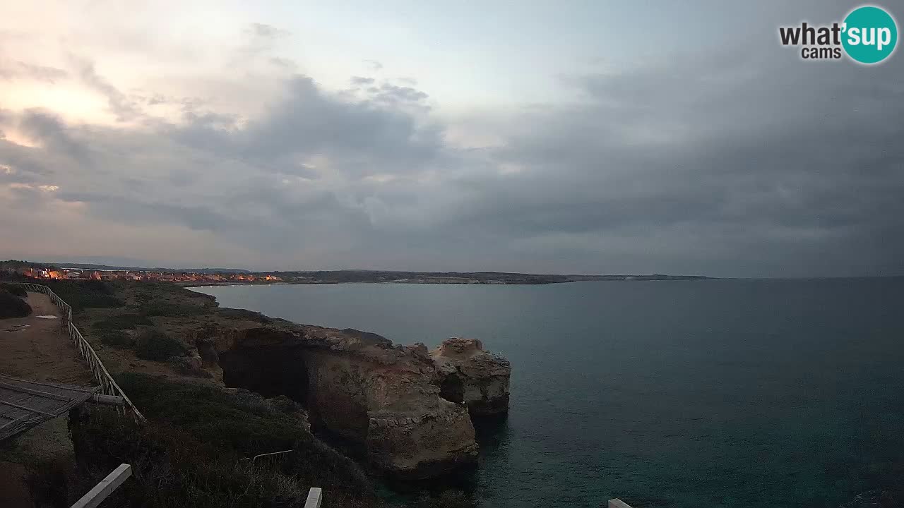 Live Webcam Putzu Idu beach – Arco di S’Architteddu – Oristano livecam Cerdeña – Italia