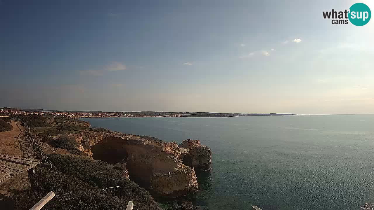 Live Webcam Putzu Idu beach – Arco di S’Architteddu – Oristano livecam Sardinia – Italy