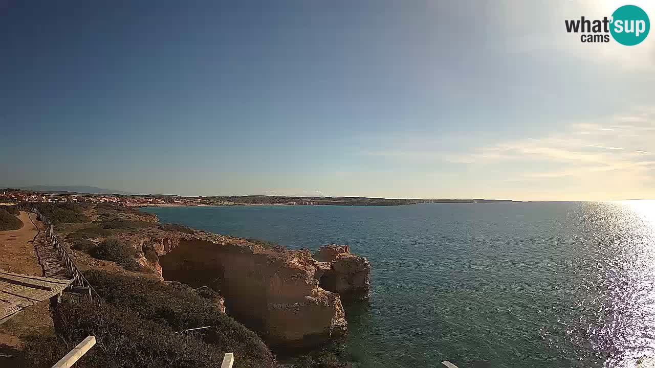 Live Webcam Putzu Idu beach – Arco di S’Architteddu – Oristano livecam Sardinia – Italy