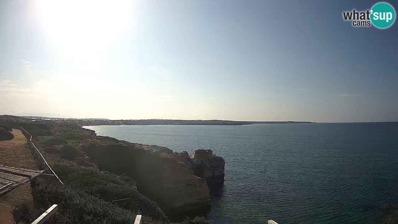 Live Webcam Putzu Idu beach – Arco di S’Architteddu – Oristano livecam Cerdeña – Italia