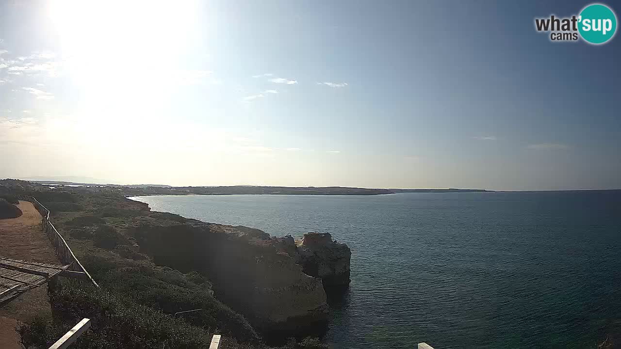 Live Webcam Putzu Idu beach – Arco di S’Architteddu – Oristano livecam Cerdeña – Italia