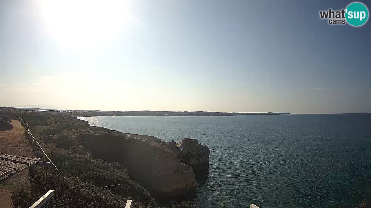 Live Webcam Putzu Idu Strand – Arco di S’Architteddu – Oristano livecam Sardinien – Italien