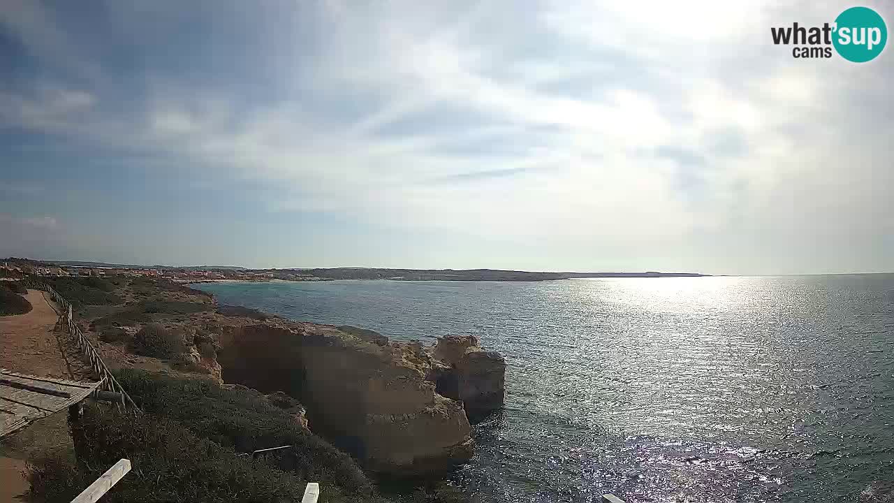 Live Webcam Putzu Idu beach – Arco di S’Architteddu – Oristano livecam Sardinia – Italy