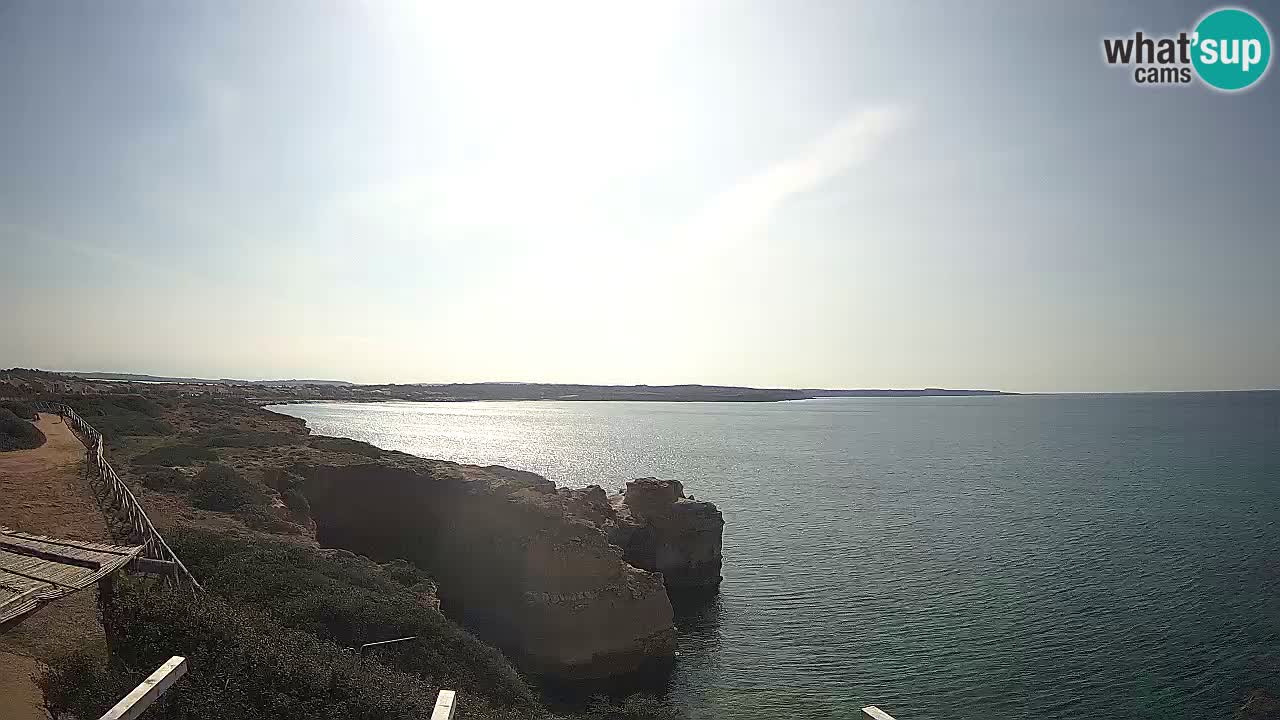 Live Webcam Putzu Idu beach – Arco di S’Architteddu – Oristano livecam Cerdeña – Italia