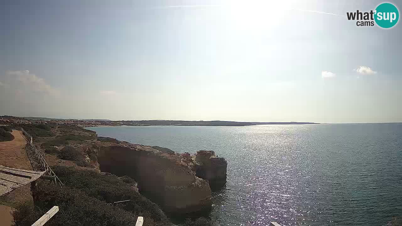 Live Webcam Putzu Idu beach – Arco di S’Architteddu – Oristano livecam Sardinia – Italy