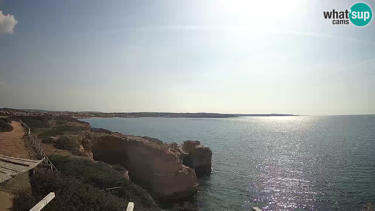 Live Webcam Putzu Idu beach – Arco di S’Architteddu – Oristano livecam Cerdeña – Italia